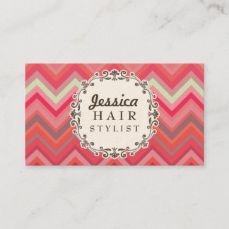Cartes de rendez-vous Chevron Motif