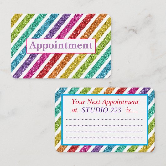 Cartes de rendez-vous customisées - Parties scinti (Devant / Derrière)