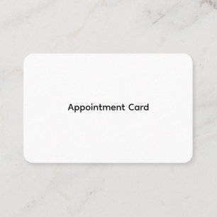 Cartes de rendez-vous d'affaires personnalisées