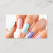 Cartes de rendez-vous de beauté de technicien de c (Dos)