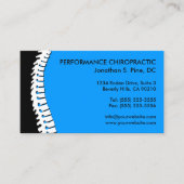 Cartes de rendez-vous de chiropractie de (Devant)