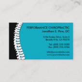 Cartes de rendez-vous de chiropractie de (Devant)