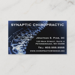 Cartes de rendez-vous de chiroprakteur