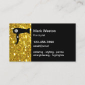 Cartes de rendez-vous de coiffeur  (Devant)