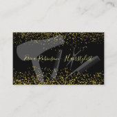 Cartes de Rendez-Vous de Coiffeur Chic et Tendance (Devant)