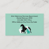 Cartes de rendez-vous de l'hôpital vétérinaire (Devant)