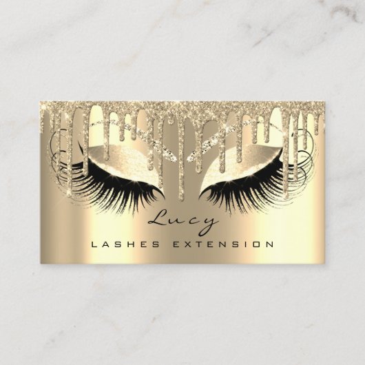 Cartes de rendez-vous de maquillage Lashes de Part (Devant)
