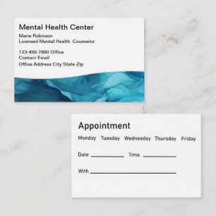 Cartes de rendez-vous des conseillers en santé men