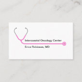 Cartes de rendez-vous d'onccologiste Médicale mode (Devant)