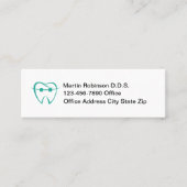 Cartes de rendez-vous d'orthodontiste à budget sim (Devant)
