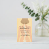 Cartes de rendez-vous du bureau Médicale du chirop (Debout devant)