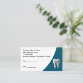 Cartes de rendez-vous du meilleur budget pour dent (Debout devant)