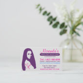 Cartes de rendez-vous et d'affaires du salon afro- (Debout devant)