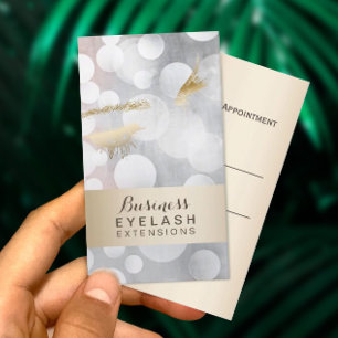 Cartes de rendez-vous Extensions Eyelash moderne