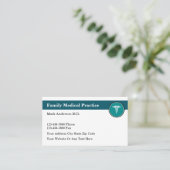 Cartes de rendez-vous familiales Médicale (Debout devant)