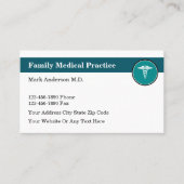 Cartes de rendez-vous familiales Médicale (Devant)