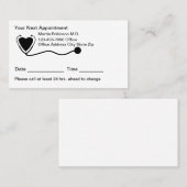Cartes de rendez-vous familiales Médicale Office (Devant / Derrière)