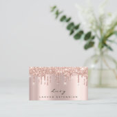 Cartes de rendez-vous Lashes Parties scintillant D (Debout devant)