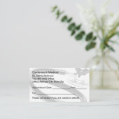 Cartes de rendez-vous Médicales du cabinet (Debout devant)