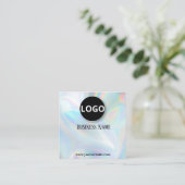 Cartes de rendez-vous modernes Holographique modif (Debout devant)