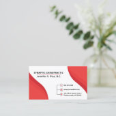 Cartes de rendez-vous multiples professionnelles R (Debout devant)