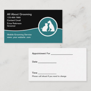 Cartes de rendez-vous pour animaux de compagnie