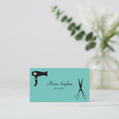 Cartes de rendez-vous pour coiffeur (Debout devant)
