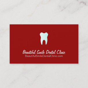 Cartes de rendez-vous pour dentiste - Couleur chan
