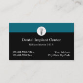 Cartes de rendez-vous pour dentistes et dentistes (Devant)