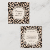 Cartes de rendez-vous pour Empreintes de léopard d (Devant / Derrière)