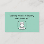 Cartes de rendez-vous pour infirmière visiteuse (Devant)