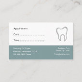 Cartes de rendez-vous pour les dentistes (Devant)