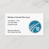 Cartes de rendez-vous pour les dentistes modernes  (Devant)