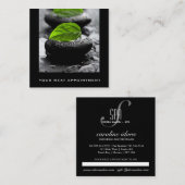 Cartes de rendez-vous pour les Feuilles de massage (Devant / Derrière)