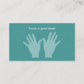 Cartes de rendez-vous professionnelles massothérap (Dos)