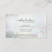 Cartes de rendez-vous professionnelles pour poussi (Dos)