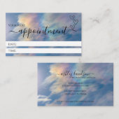 Cartes de rendez-vous professionnelles Rainbow Clo (Devant / Derrière)