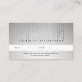 Cartes de rendez-vous Silver Rain (Devant)