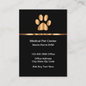 Cartes de rendez-vous vétérinaires pour animaux fa (Devant)