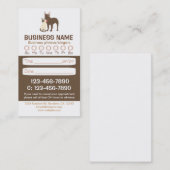 Cartes de rendez-vous vétérinaires pour chat de ch (Devant / Derrière)