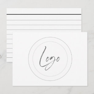 cartes de repérage à logo personnalisé