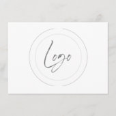 Cartes de repère de logo modifiables (Devant)