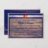 Cartes de répétition au Colorado sur mesure en boi (Devant / Derrière)