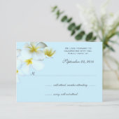 Cartes de réponse à une invitation de mariage avec (Debout devant)