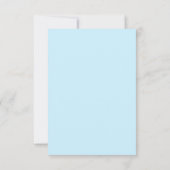 Cartes de réponse à une invitation de mariage avec (Dos)