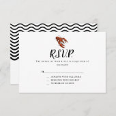 Cartes de réponse au homard (Devant / Derrière)