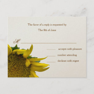 Cartes de réponse au tournesol