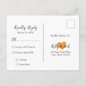 Cartes de réponse avec rayures noires et blanches (Dos)