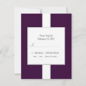 Cartes de réponse Bar ou Bat Mitzvah (Dos)