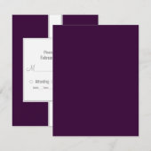 Cartes de réponse Bar ou Bat Mitzvah (Devant / Derrière)